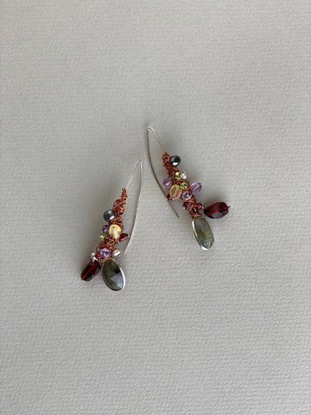 Boucles d'oreilles Klimt